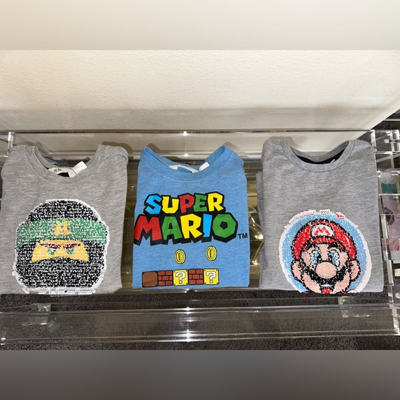 GUC 3 Piece Mario and Ninjango T-Shirts - Picture 1 of 11